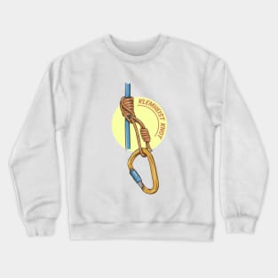 Klemheist Prusik Knot Rock Climbing Crewneck Sweatshirt